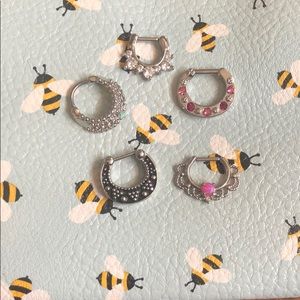 Septum clickers! Set of 5